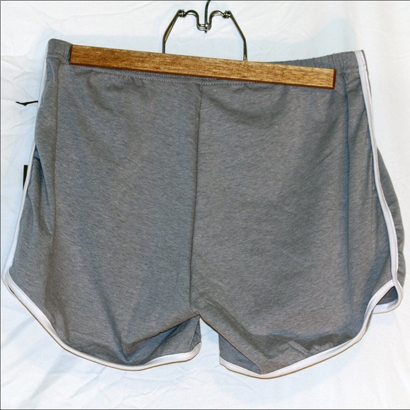 Grey Medium Shorts High Waisted - Picture 4 of 4